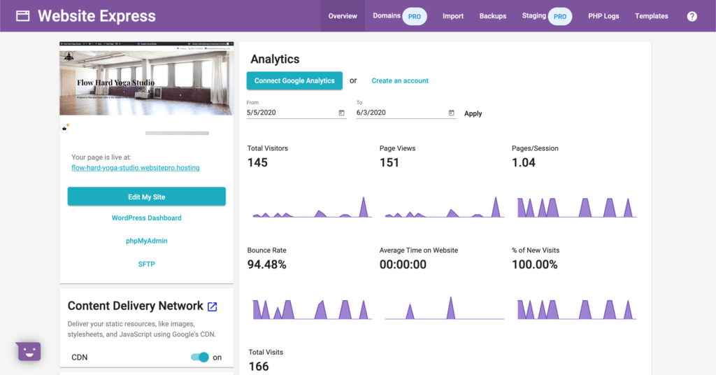 step 4 website express dashboard website express dashboard